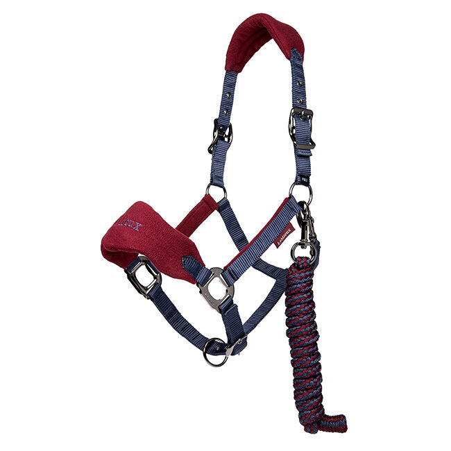 LeMieux Vogue Halter & Lead Rope - Burgundy image number null