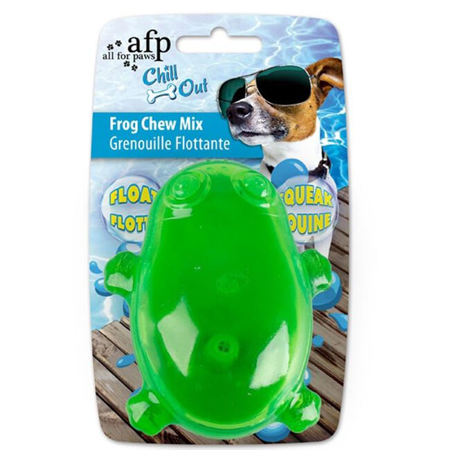 All for Paws Chill Out Floating Squeaking Frog Dog Toy The Cheshire Horse