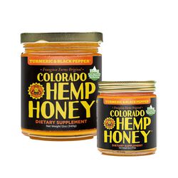 Colorado Hemp Honey for People & Pets - Turmeric & Black Pepper Creamed