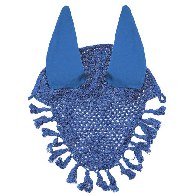 Horse Fare Crochet Ear Net with Tassels image number null