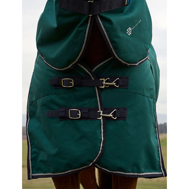 WeatherBeeta ComFiTec Plus Dynamic Turnout Detach-A-Neck (360 g) - Forest Green/Navy image number null
