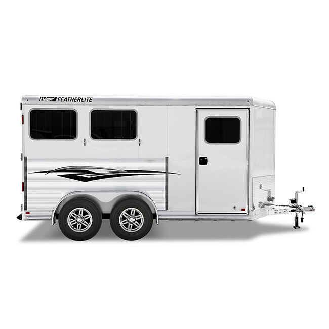 Featherlite Model 9400 2-Horse Slant Load Bumper Pull Trailer image number null