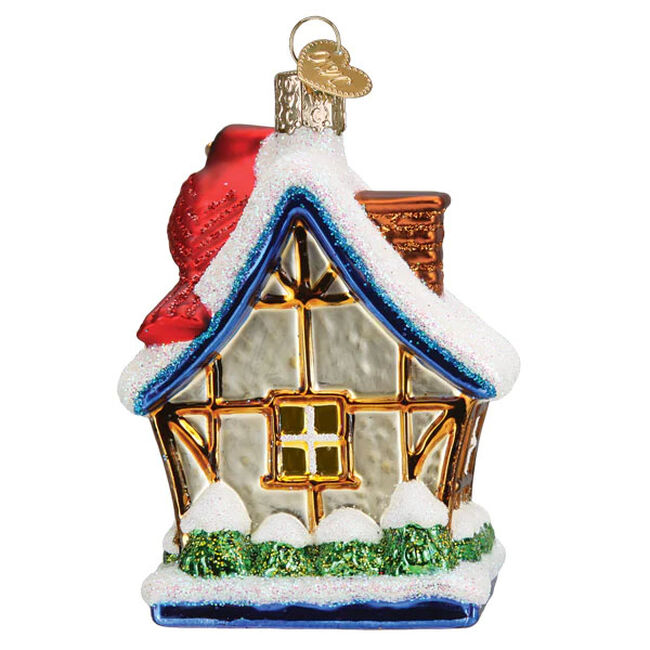 Old World Christmas Ornament - Cardinal Birdhouse image number null