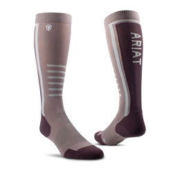 Ariat AriatTEK Slimline Performance Socks - Quail/Huckleberry