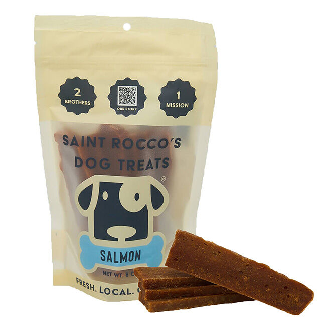 Saint Rocco's Treats for Dogs - Salmon Recipe - 8 oz image number null