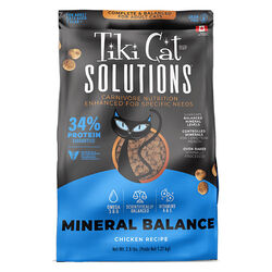 Tiki Cat Solutions Kibble Cat Food - Mineral Solutions Recipe with Chicken