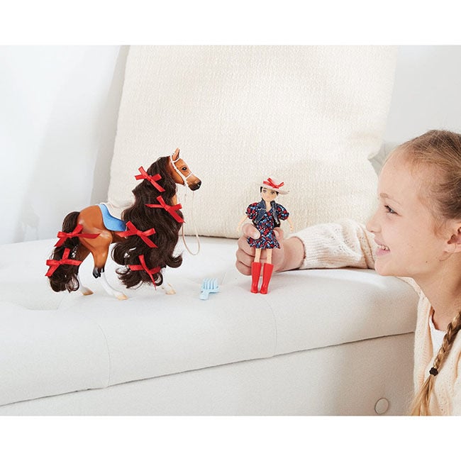 Breyer Nora & Boots Western Horse & Rider image number null