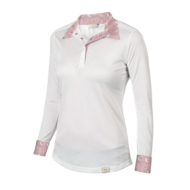 Shires Aubrion Women's Equestrian Style Show Shirt - Moonstar image number null