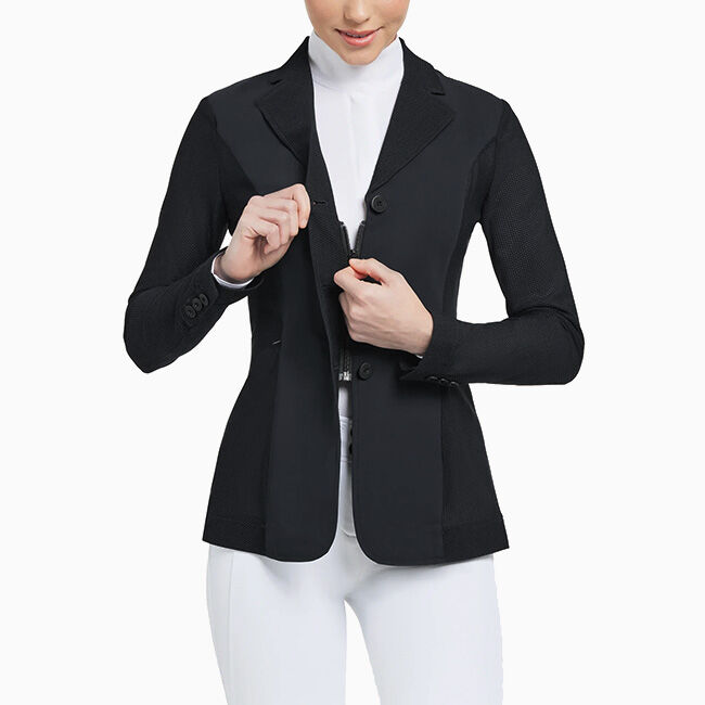 RJ Classics Women's Harmony Mesh Show Coat - Black image number null