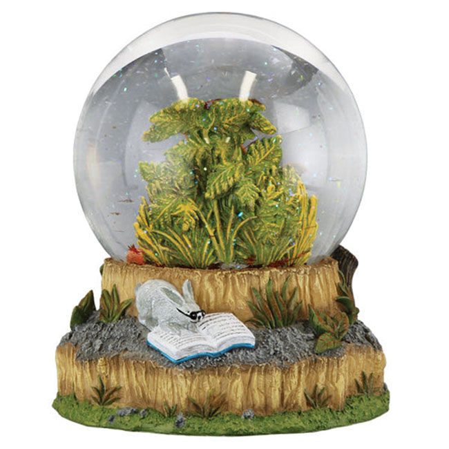 Old World Christmas Musical Snow Globe - Autumn Forest Gnome image number null