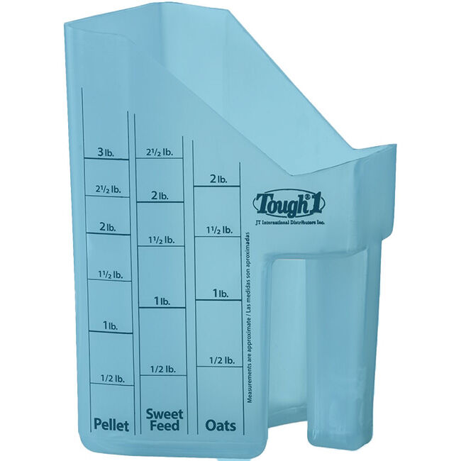 Tough1 Feed Scoop with Measurements image number null