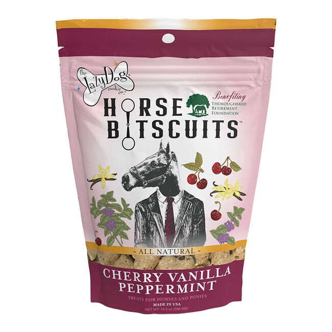 The Lazy Dog Cookie Co. Horse Biscuits - Cherry Vanilla Peppermint - 14 oz image number null
