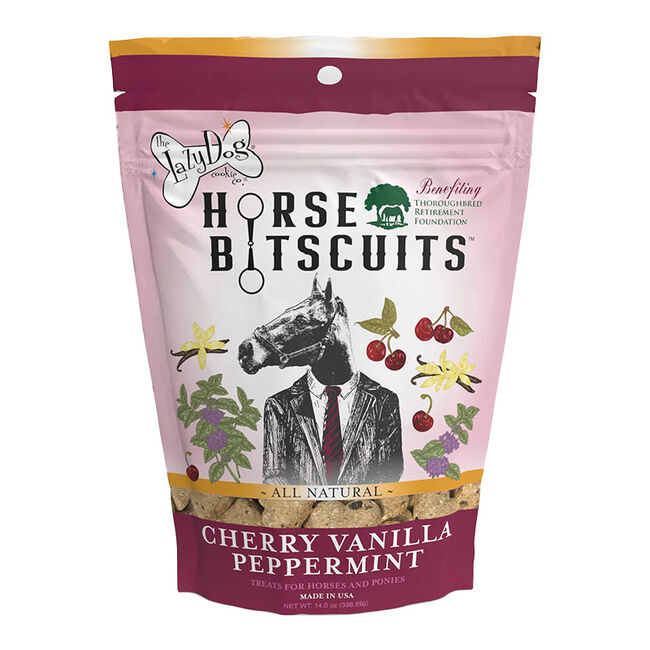 The Lazy Dog Cookie Co. Horse Biscuits - Cherry Vanilla Peppermint image number null