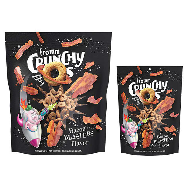 Fromm Crunchy O's Dog Treats - Bacon Blasters image number null