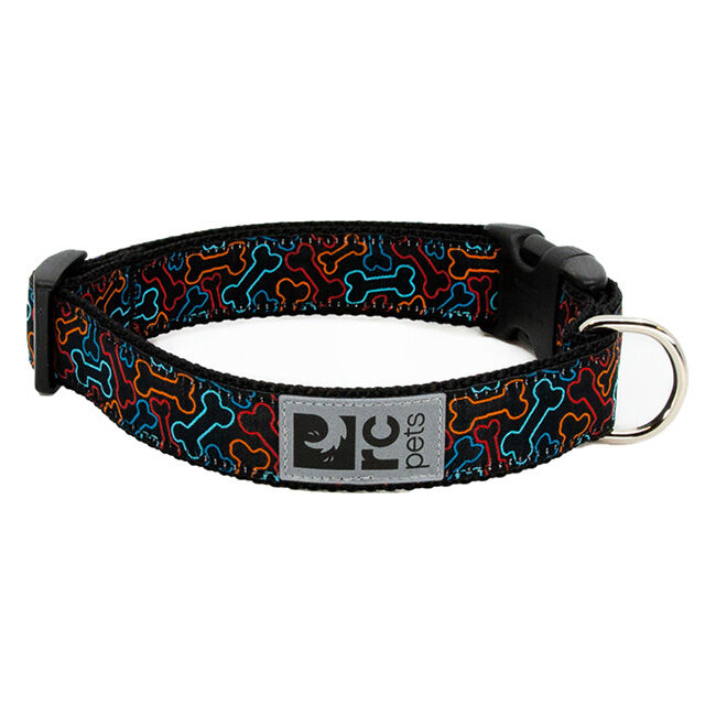 RC Pets Clip Dog Collar - Bones image number null