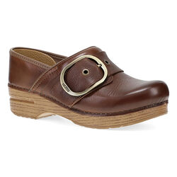 Dansko Women's Pearson Leather Clog - Brown Waxy