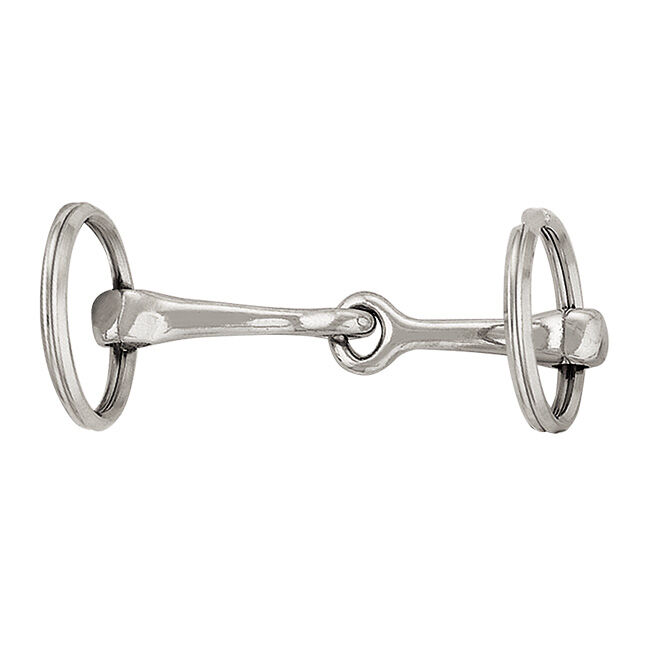 Weaver Equine Snaffle Bit Keyring - Zinc Over Chrome Plate image number null