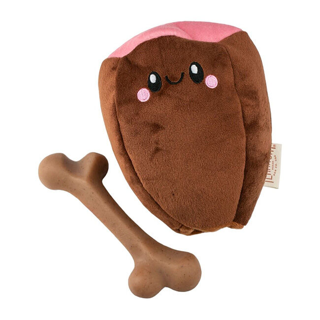 Territory 2-in-1 Dog Toy - Ham Bone image number null