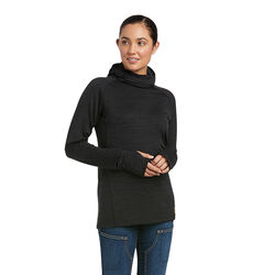 Ariat Women's Rebar Gridwork Balaclava Baselayer - Black