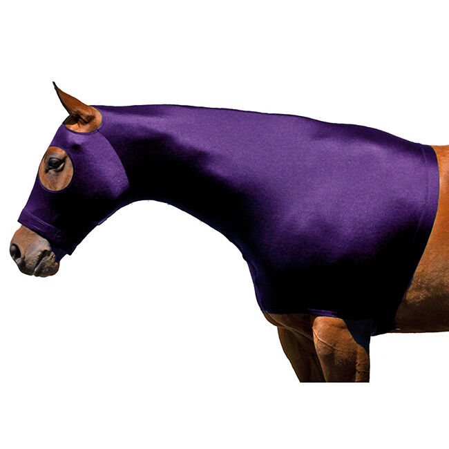 Sleazy Sleepwear Stretch Hood with Zipper - Purple image number null