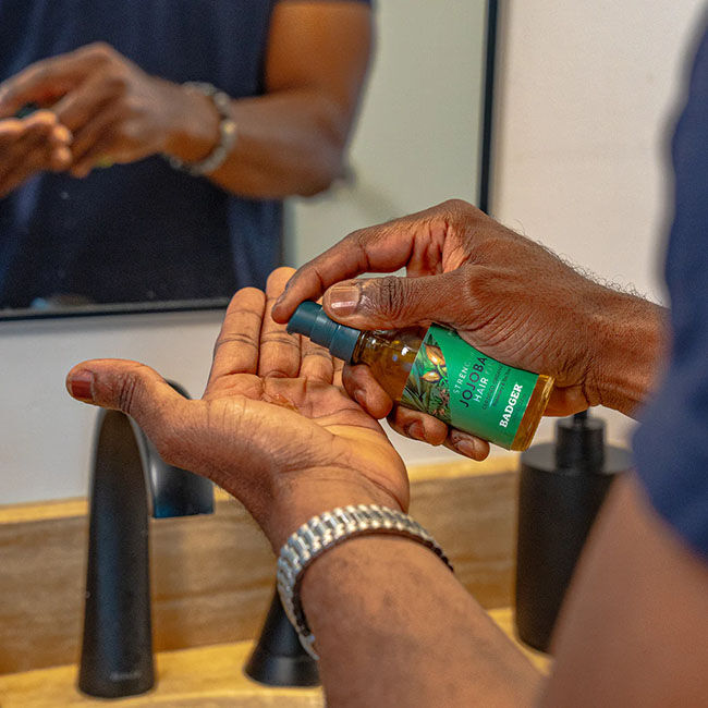 Badger Jojoba Hair Oil - 2 oz image number null