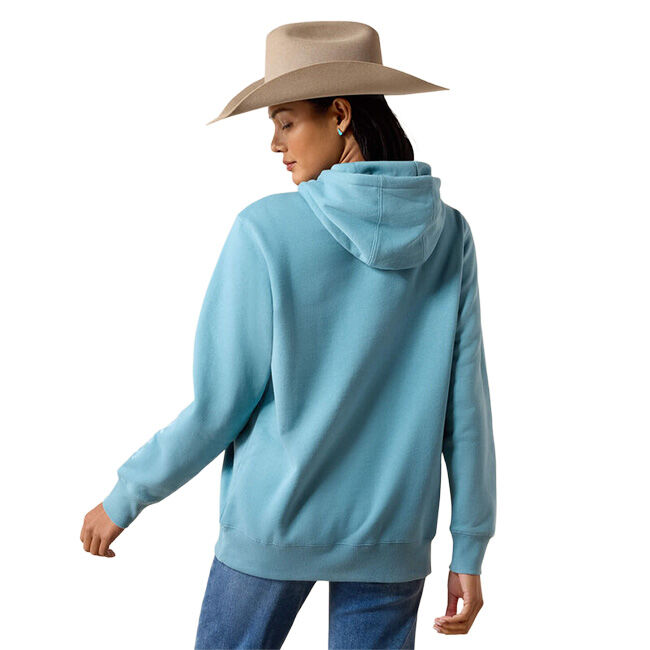 Ariat Women's Logo 2.0 Hoodie - Adriatic Blue image number null
