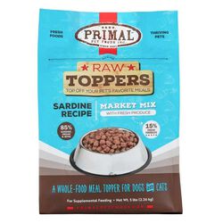 Primal Frozan Market Mix Topper Sardine 5 lb