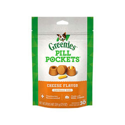 Greenies Pill Pockets Dog Treats Cheese 3.2 oz