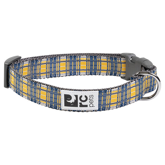 RC Pets Clip Dog Collar - Marigold Plaid image number null