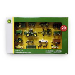 TOMY John Deere 20-Piece Farm Toy Set