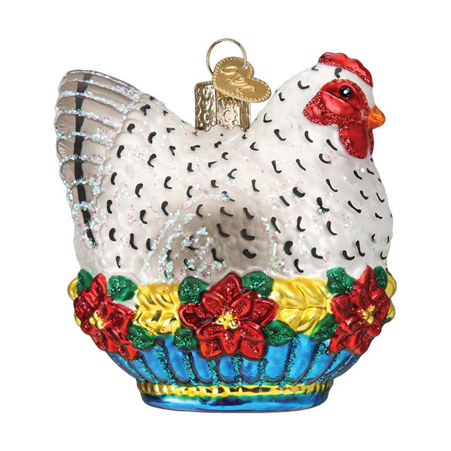 Old World Christmas Ornament - French Hen image number null