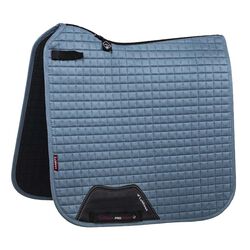 LeMieux Suede Dressage Square Pad - Ice Blue