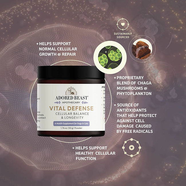 Adored Beast Apothecary Vital Defense - Cellular Support for Dogs & Cats - 50 g image number null