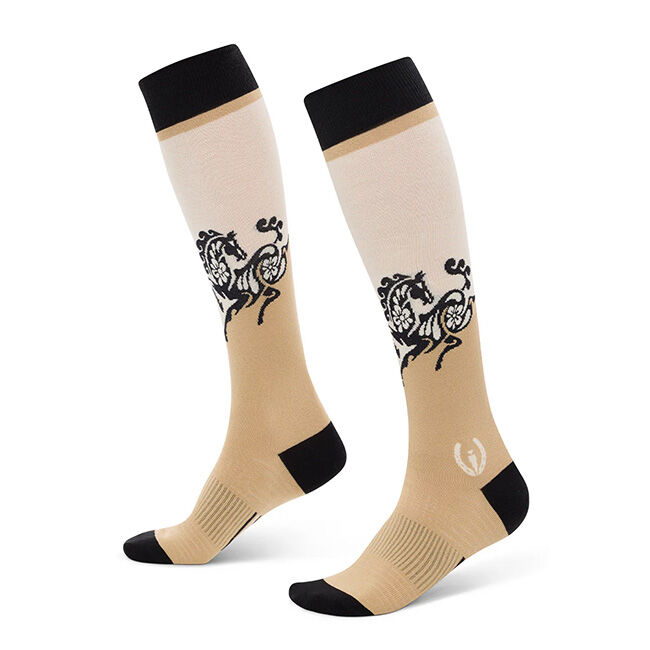 Kerrits Women's Frolic Horse Knee-Hi Socks image number null