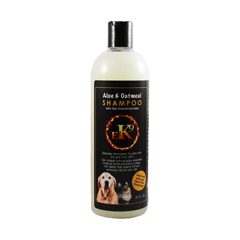 E3 K9 Aloe Oatmeal Pet Shampoo 16 oz The Cheshire Horse
