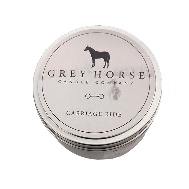 Grey Horse Candle Tin - Carriage Ride image number null