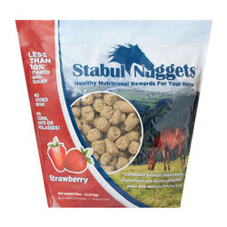 Stabul Nuggets Molasses-Free Horse Treats - Strawberry - 5 lb