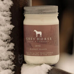 Grey Horse Candle Company Jar - Holiday Collection - Blanket Season