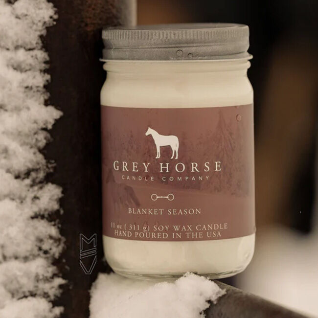 Grey Horse Candle Company Jar - Holiday Collection - Blanket Season image number null