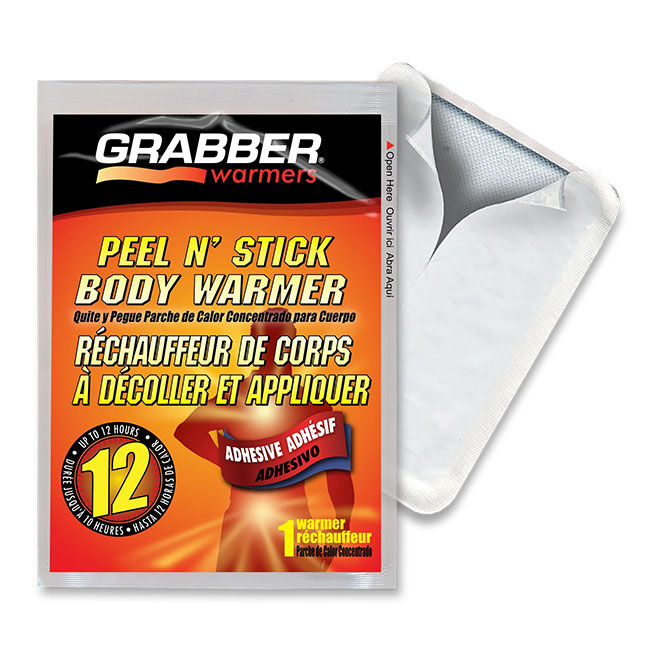 Grabber Warmer - 12 Hour Adhesive Body Warmer Single Pad  image number null
