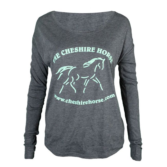 Cheshire Horse Ladies' Long Sleeved Flowy Tee image number null