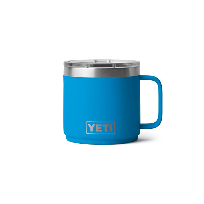 YETI Rambler 14 oz Stackable Mug with MagSlider Lid - Big Wave Blue