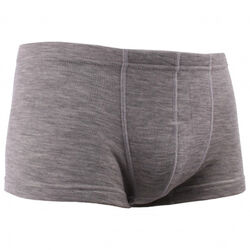 Engel Men's Wool/Silk Blend Shorts - Light Gray Melange