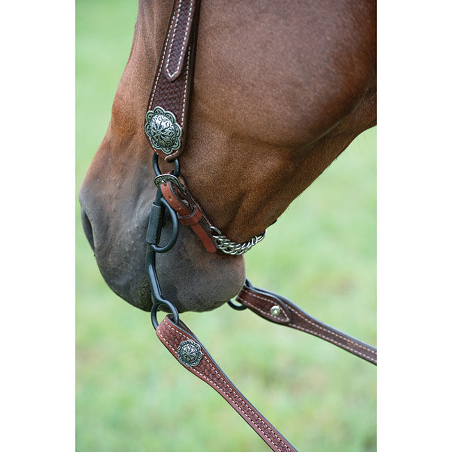 Weaver Equine Basin Cowboy Sliding Ear Headstall image number null