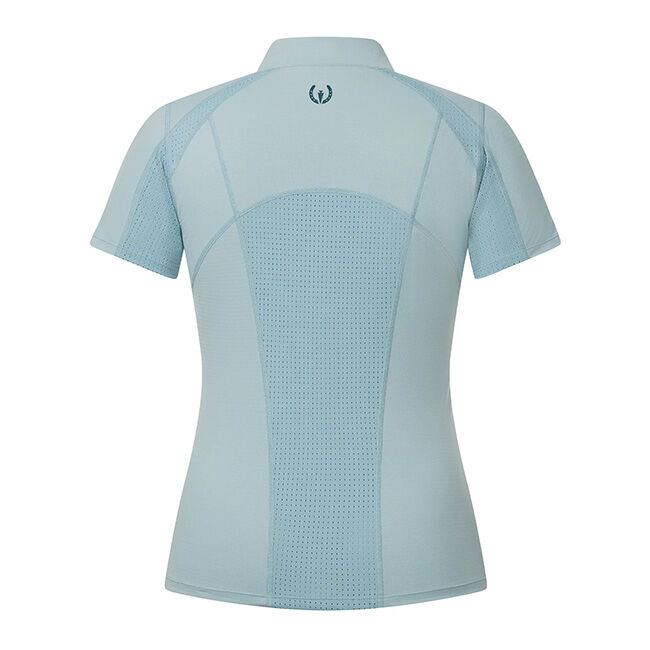 Kerrits Women's Precision Short Sleeve Quarter Zip Tech Top - Shoreline image number null