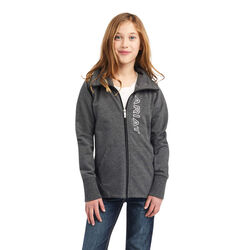Ariat Kids' Team Logo Full Zip Sweatshirt
