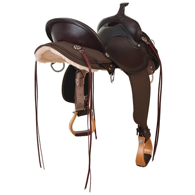 High Horse Rosebud Cordura Trail Saddle image number null