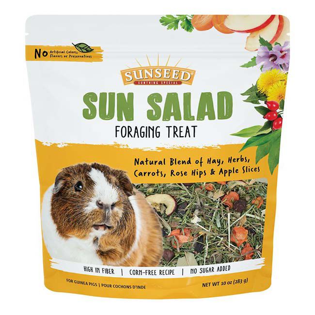 Sunseed Sun Salad Foraging Treat for Guinea Pigs - 10 oz image number null