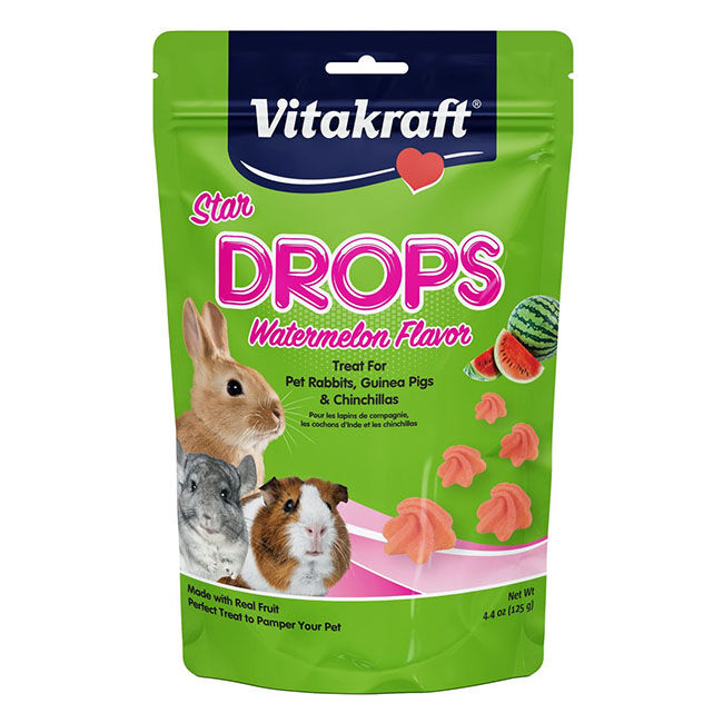 Vitakraft Star Drops - Watermelon Flavor - 4.44 oz image number null
