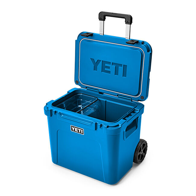 YETI Roadie 60 Wheeled Cooler - Big Wave Blue image number null